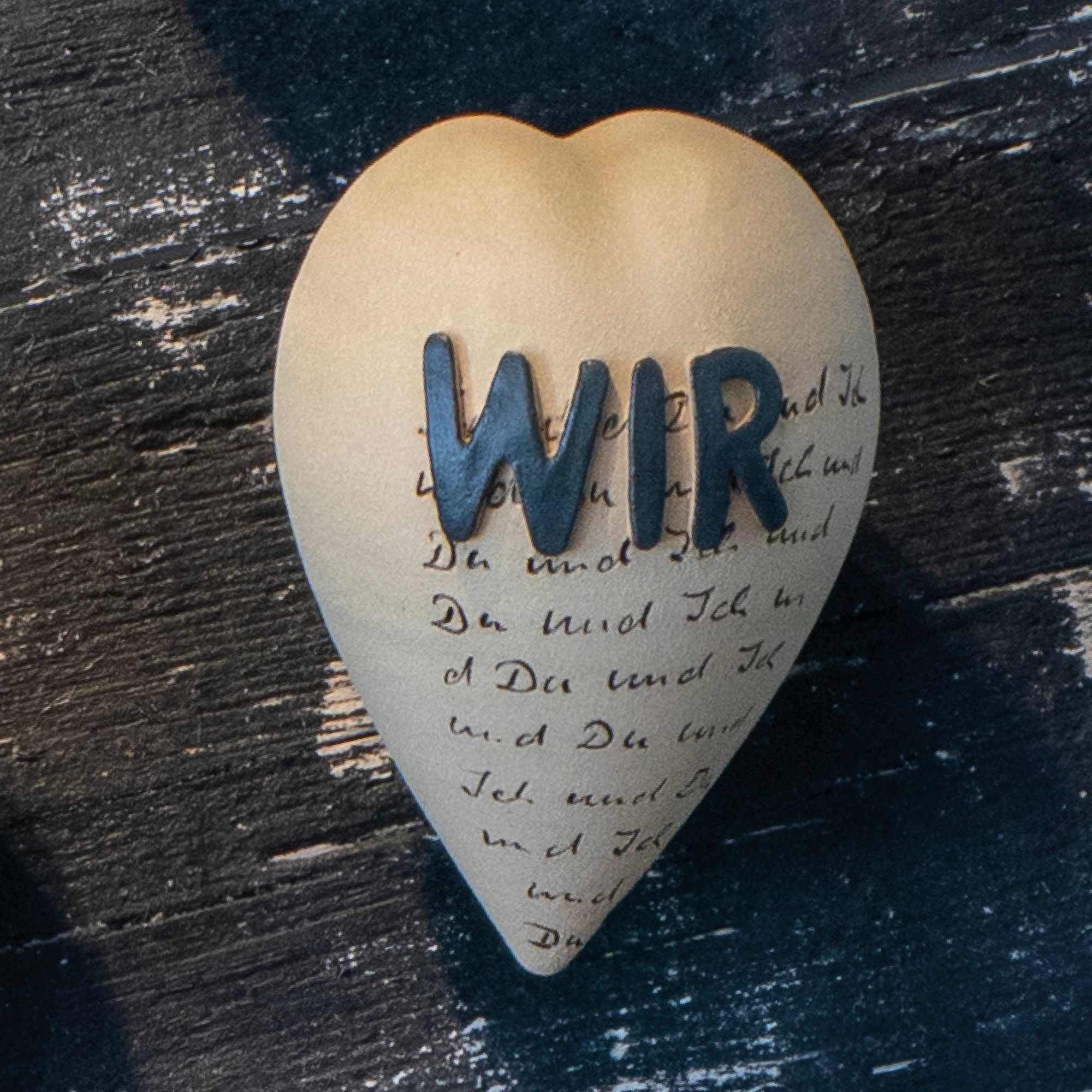 Heartbreaker "Wir" (Schwarz auf Lyrik)