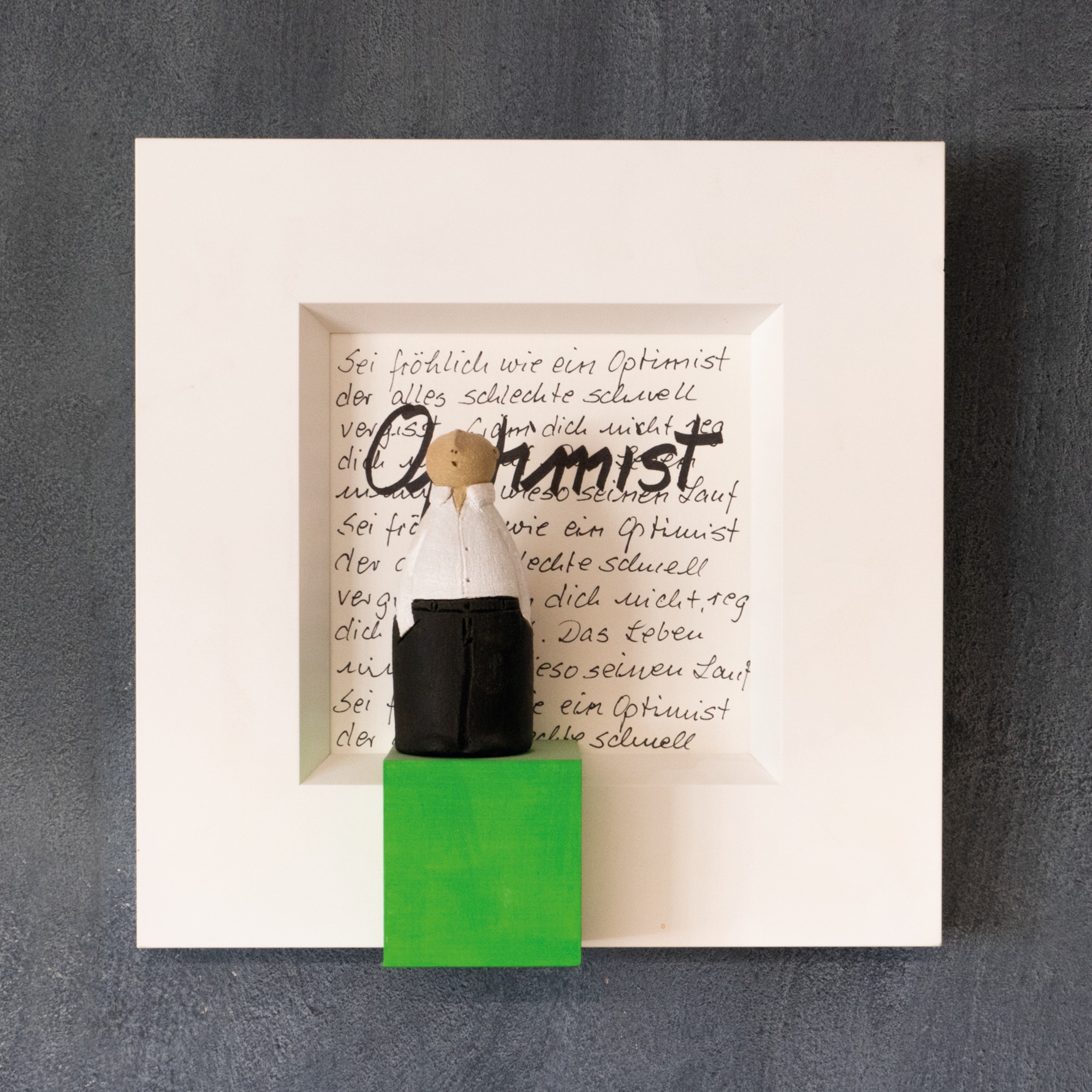 Aus dem Rahmen gefallen – Optimist