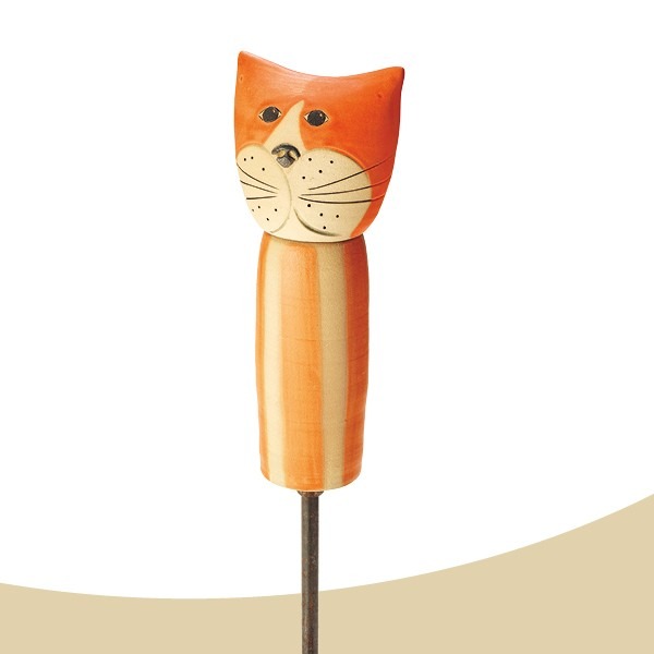 Stele Katze Tom orange gerade