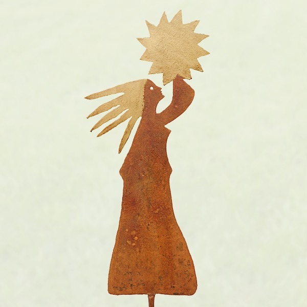 Sonnenfrau auf Stab
