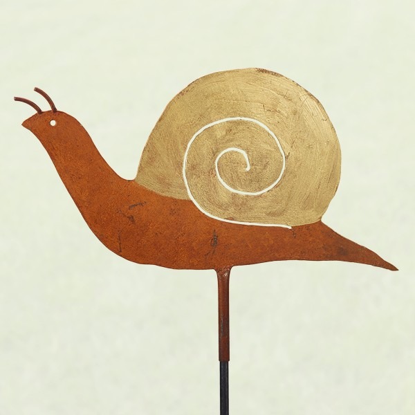Schnecke auf Stab