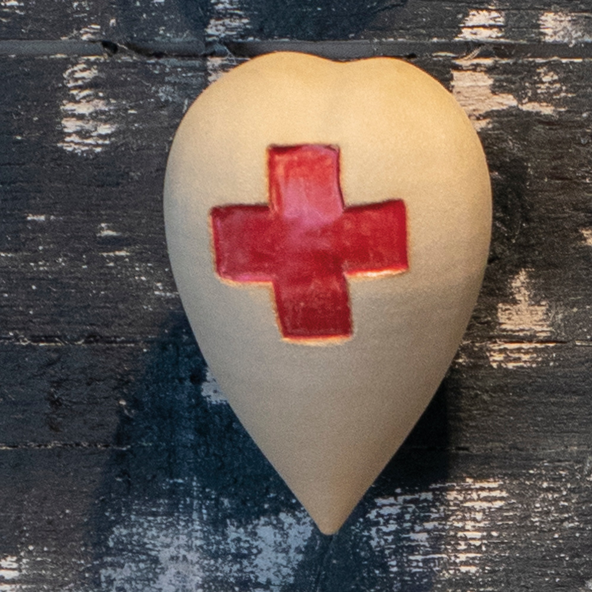 Heartbreaker "Kreuz" (rot auf weiß)